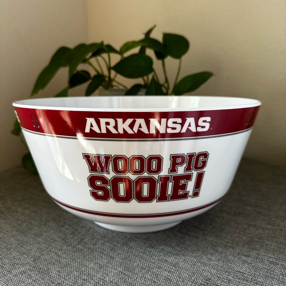 Arkansas Razorbacks Party Bowl - Picture 3 of 6